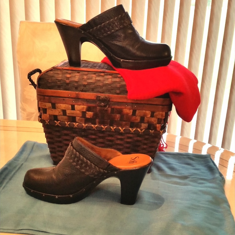 SOFFT ARINOS BRAIDED STRAP MULE, Size 9.5M